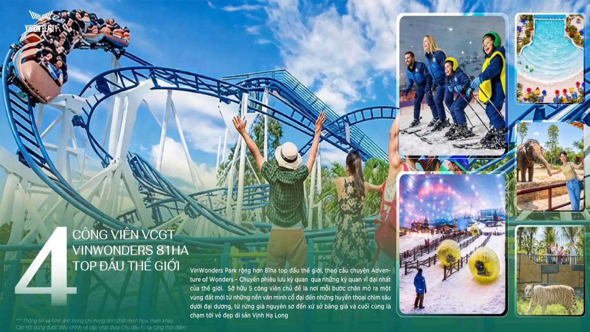 VinWonder Park 81ha top đầu thế giới, sở hữu 5 công viên chủ đề là nơi mỗi bước chân mở ra 1 vùng đất mới