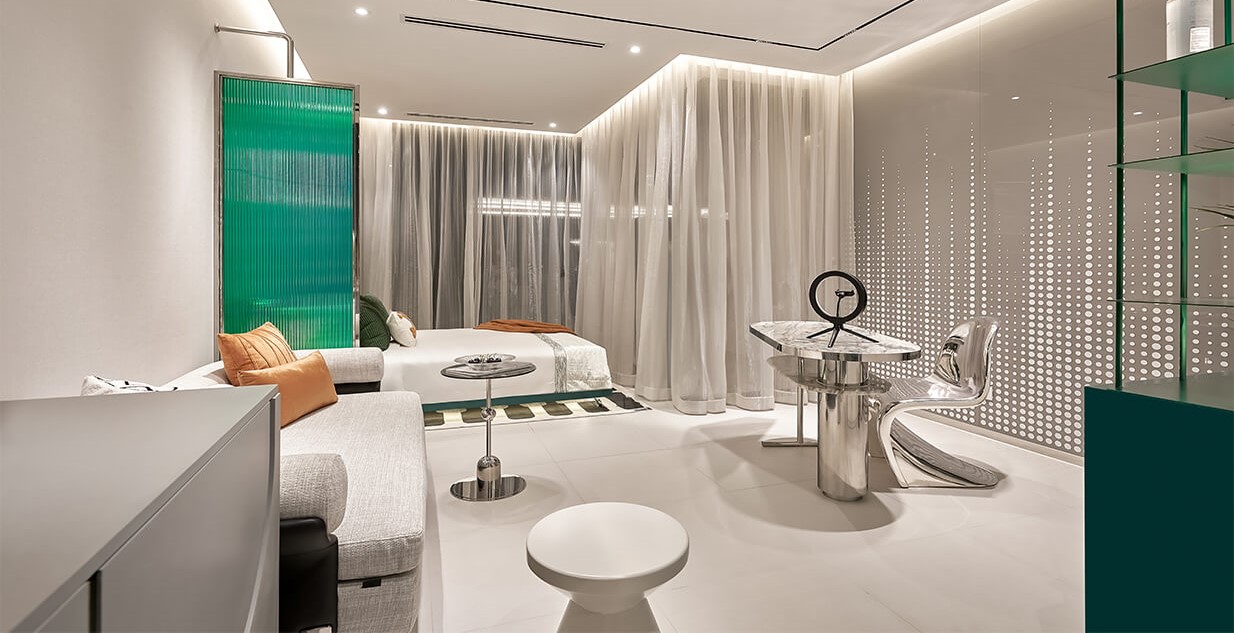 không gian phòng làm việc căn 1 phòng ngủ SKY VENUE